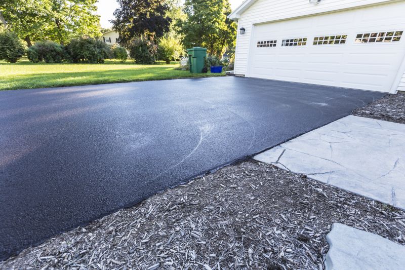 Asphalt Driveway with Clear Edges